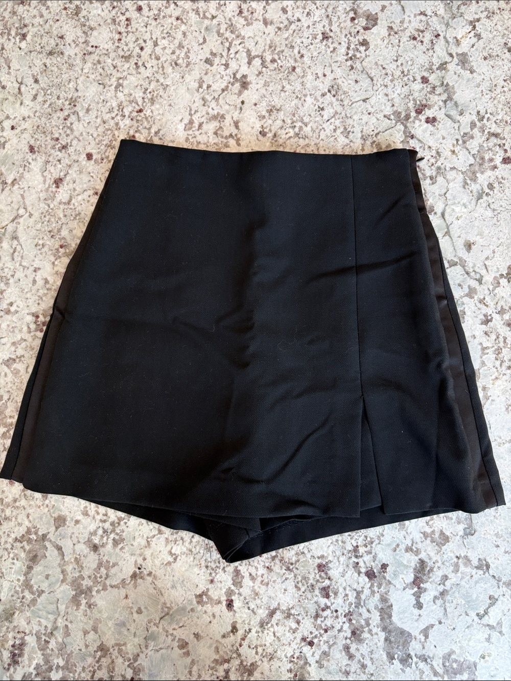 Zara Black Tailored Skort